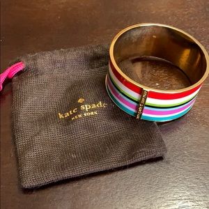 Kate spade enamel bangle cuff bracelet
